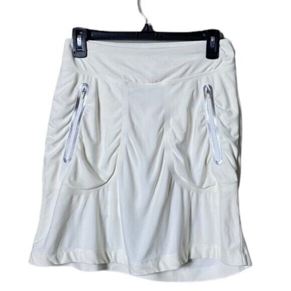 Nike Golf Womens Skort XS Tour Performance Tenniscore Athletic Challenger White - Picture 1 of 7